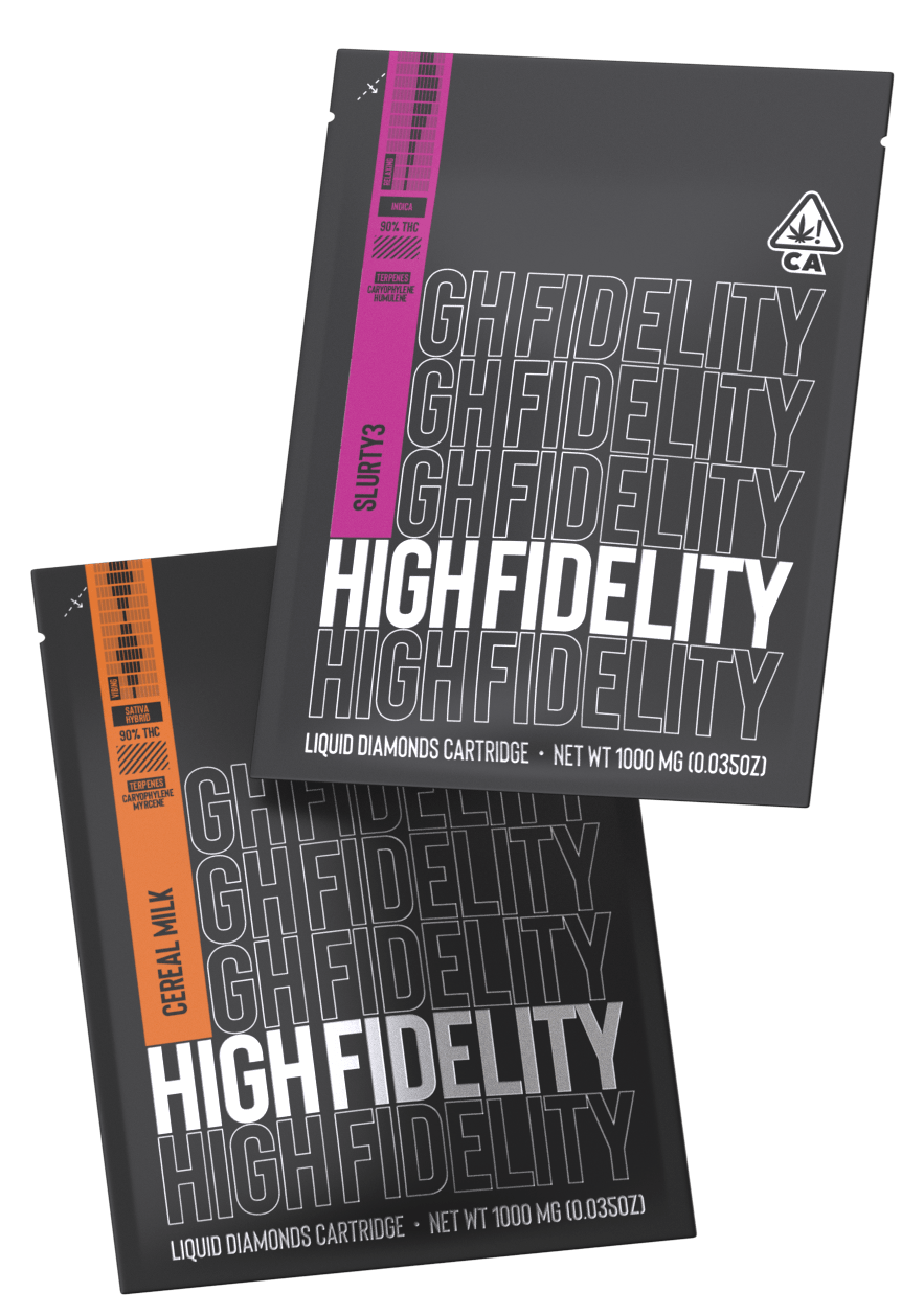 Photograph of product: HIGH FIDELITY - FLOWER - MODIFIED GRAPES - 3.5G