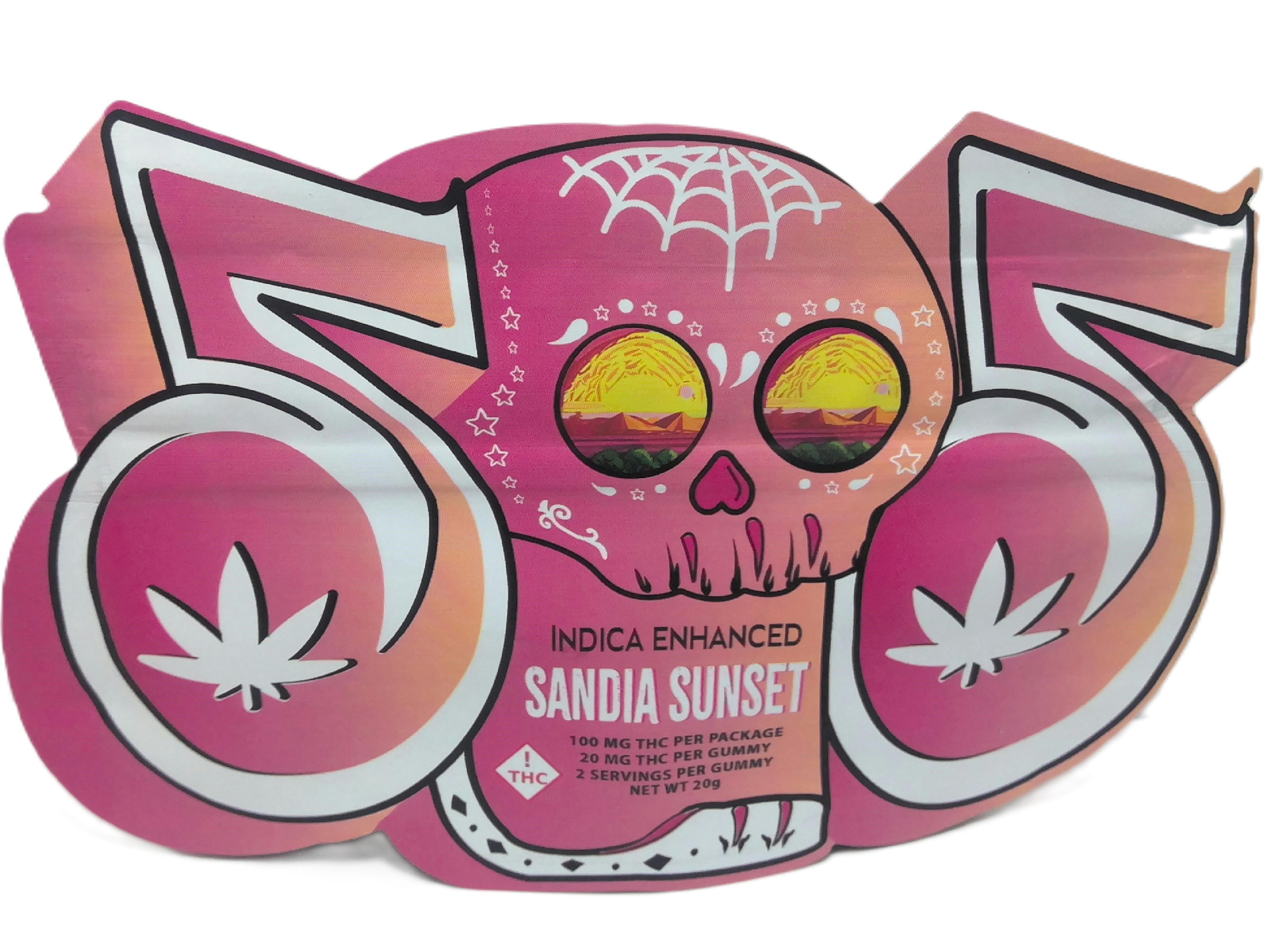Photograph of product: 505 - Sandia Sunset gummies - 100mg
