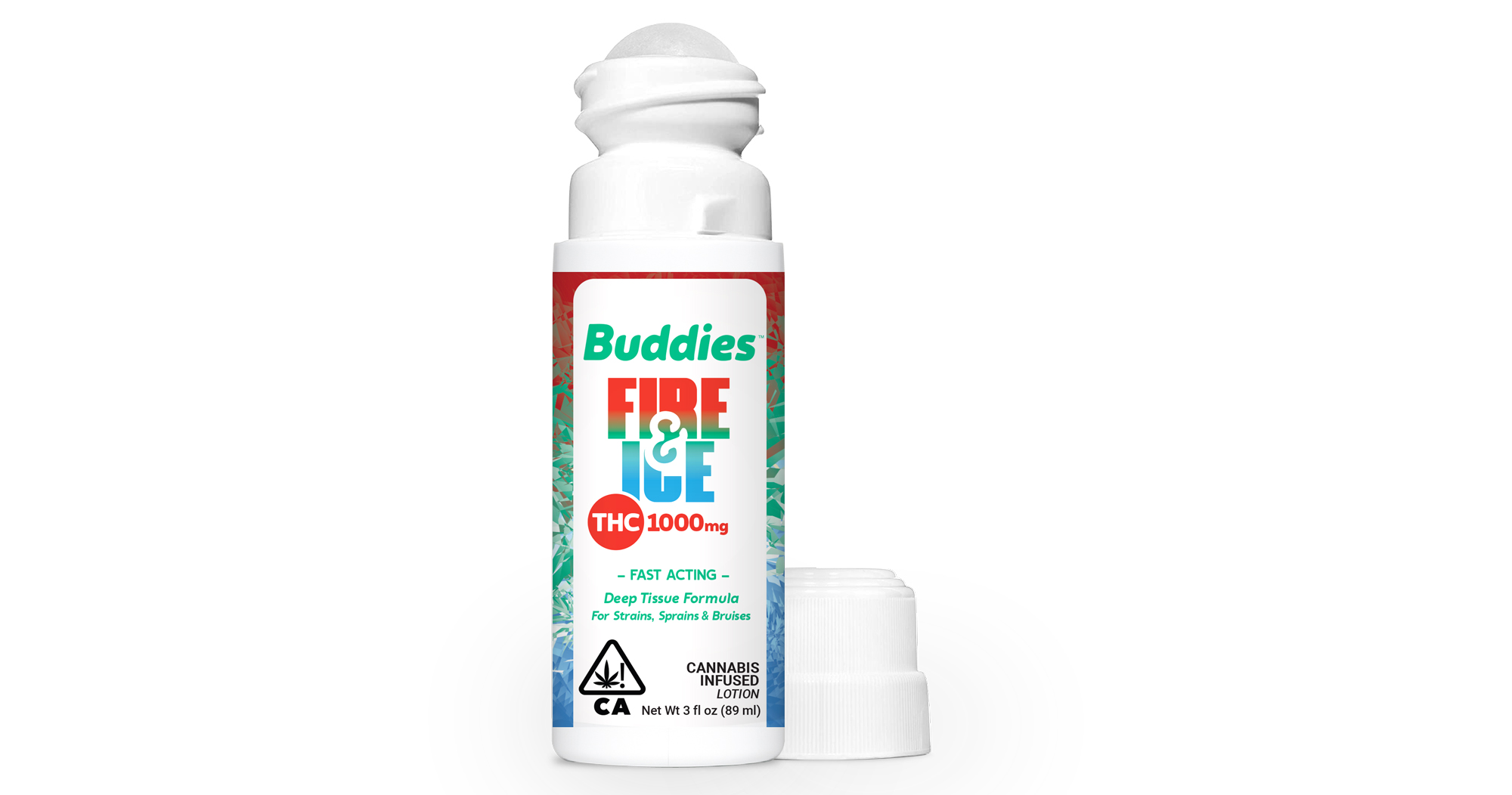 Photograph of product: Thc Fire & Ice Topical Roll On