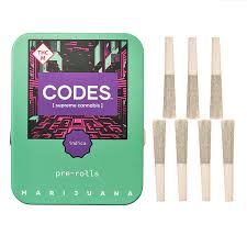 Photograph of product: Codes Grape Gas .5g 7pk Prerolls (3.5g)