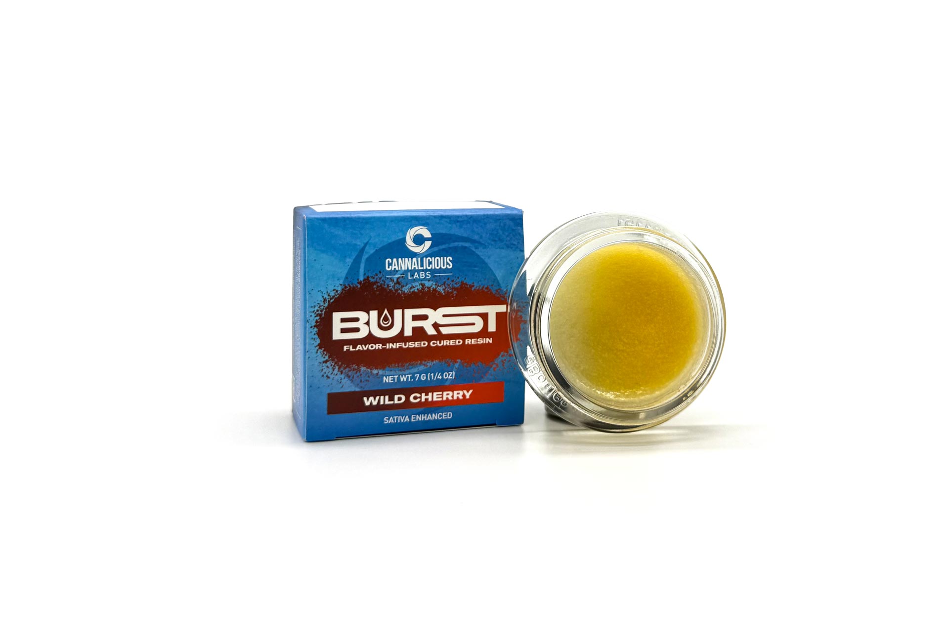 Photograph of product: Wild Cherry Flavor Burst Cured Resin