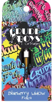Photograph of product: Blueberry Widow (Oui'd) | Crude Boys | 510 Vape Cartridge