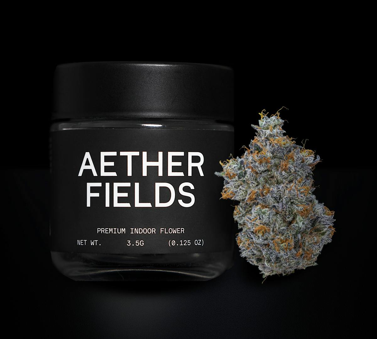 Photograph of product: AETHER FIELDS - FLOWER - 3.5 - Oui'd HYBRID - DAVID BOLOWIE - 3.5g