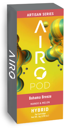 Photograph of product: AIRO | BAHAMA BREEZE | POD | 1G | HYBRID