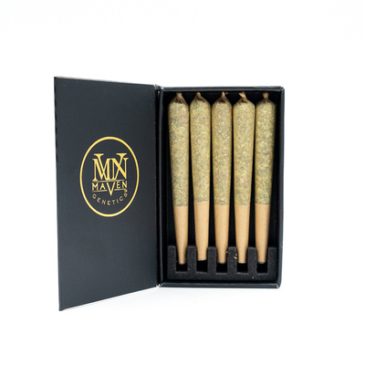 Photograph of product: Maven - Preroll - Sour Sangria - 5 Pack