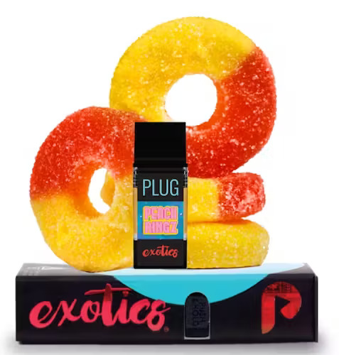 Photograph of product: Plug Play - Exotics - Peach Ringz - Cart
