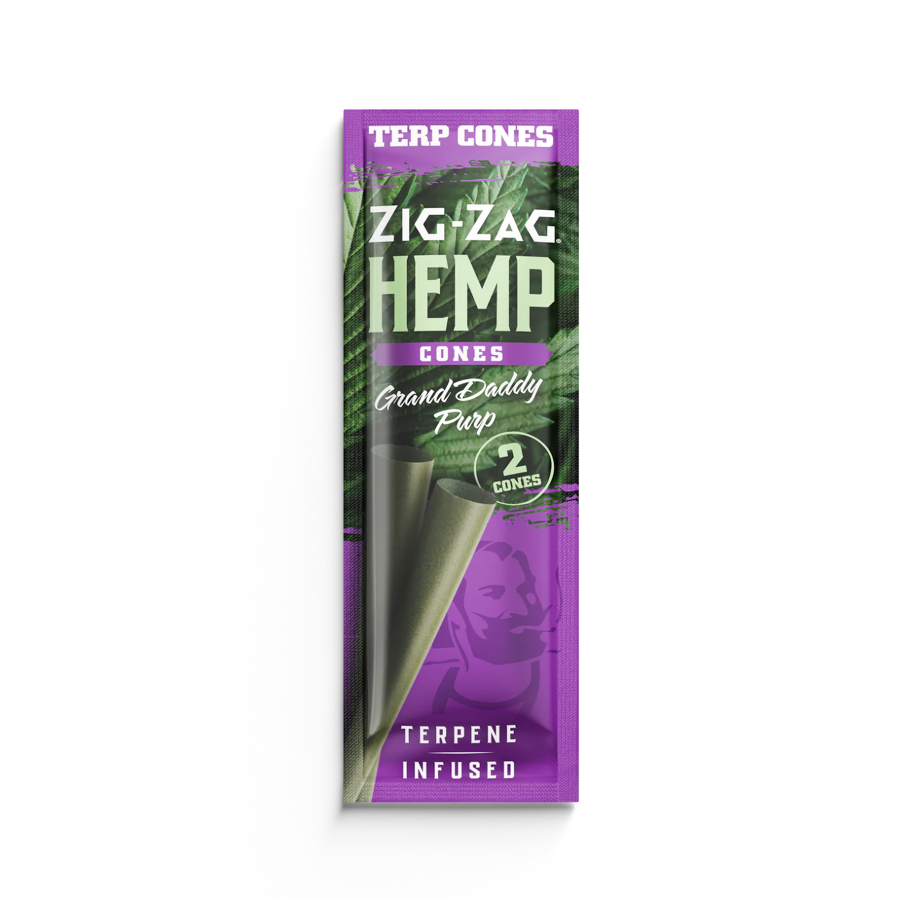 Photograph of Product: Terpene Infused Hemp Cones - Grand Daddy Purp - 2 Pack