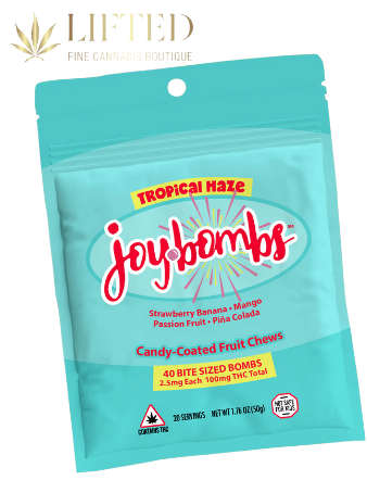 Photograph of product: JOY BOMBS TROPICAL HAZE