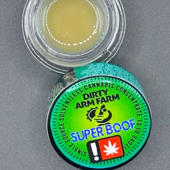 Photograph of product: Super Boof | Rosin | Dirty Arm Farm