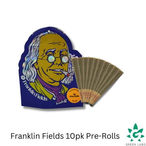 Photograph of product: (REC) Franklin Fields 10g Pre Roll Multi-Pack - Sour Apple