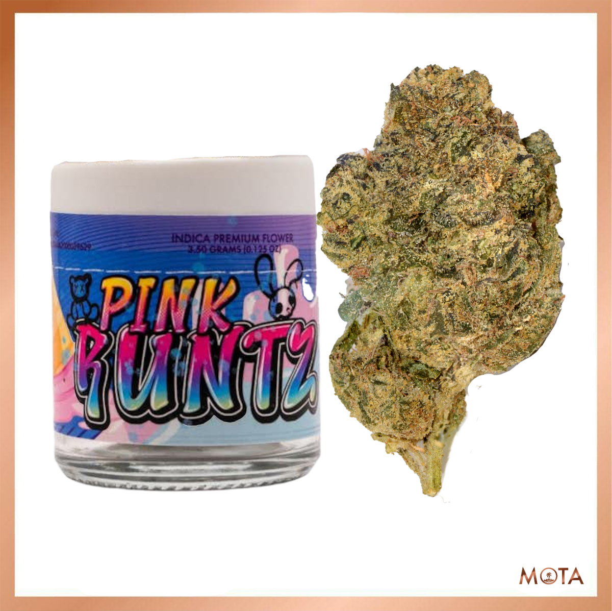 Photograph of product: Mota Flwr 8th Pink Runtz