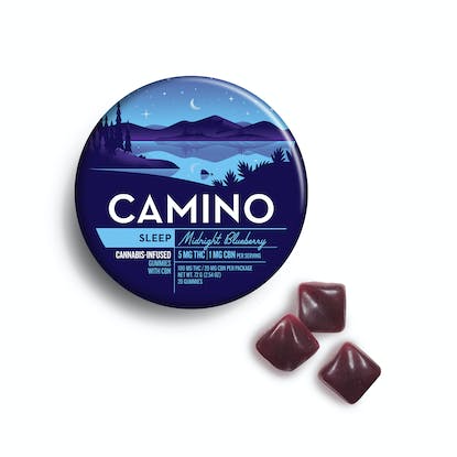 Photograph of product: Midnight Blueberry 5:1 CBN:THC - 20pk