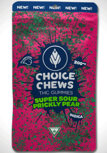 Photograph of product: Super Sour Prickly Pear | Gummies 200mg