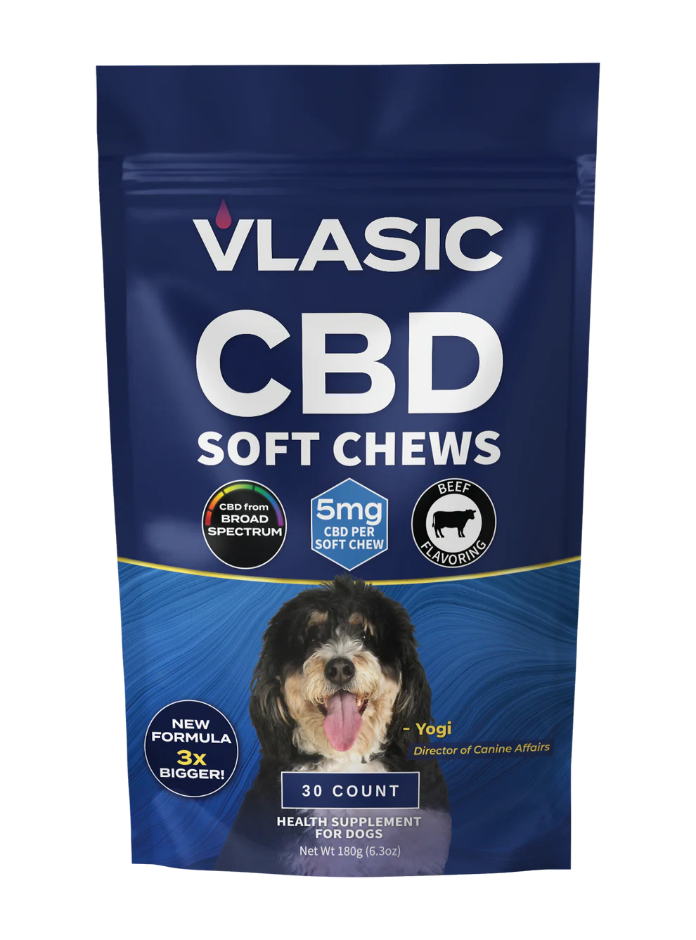 Photograph of product: CBD Broad-Spectrum Pet Chews - Beef 30pk