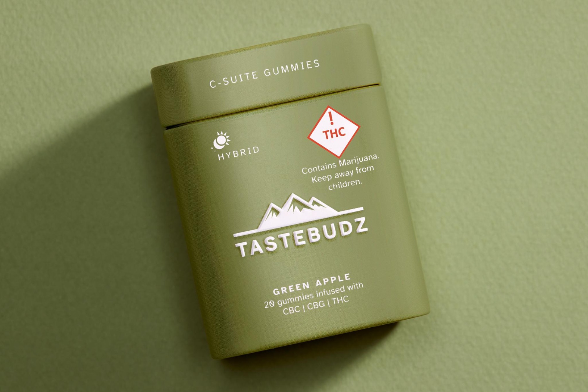 Photograph of product: TasteBudz - Green Apple CBC/CBG /TH-oui - 250mg