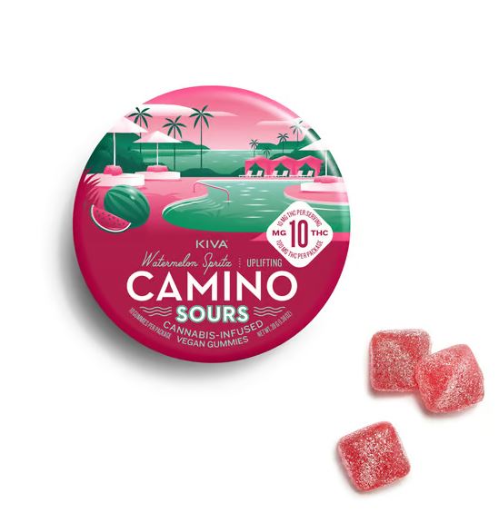 Photograph of product: Camino: Sours Watermelon Spritz | 100mg THC | 10pk