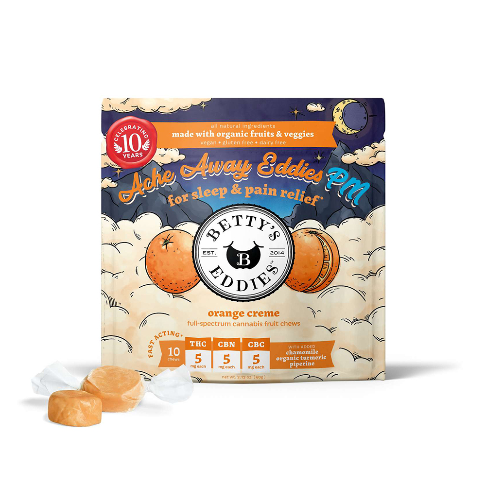 Photograph of product: Betty's Eddies: Orange Creme (Sleep)