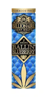 Photograph of product: Billionaire Hemp Wraps | Ballin' Blueberry