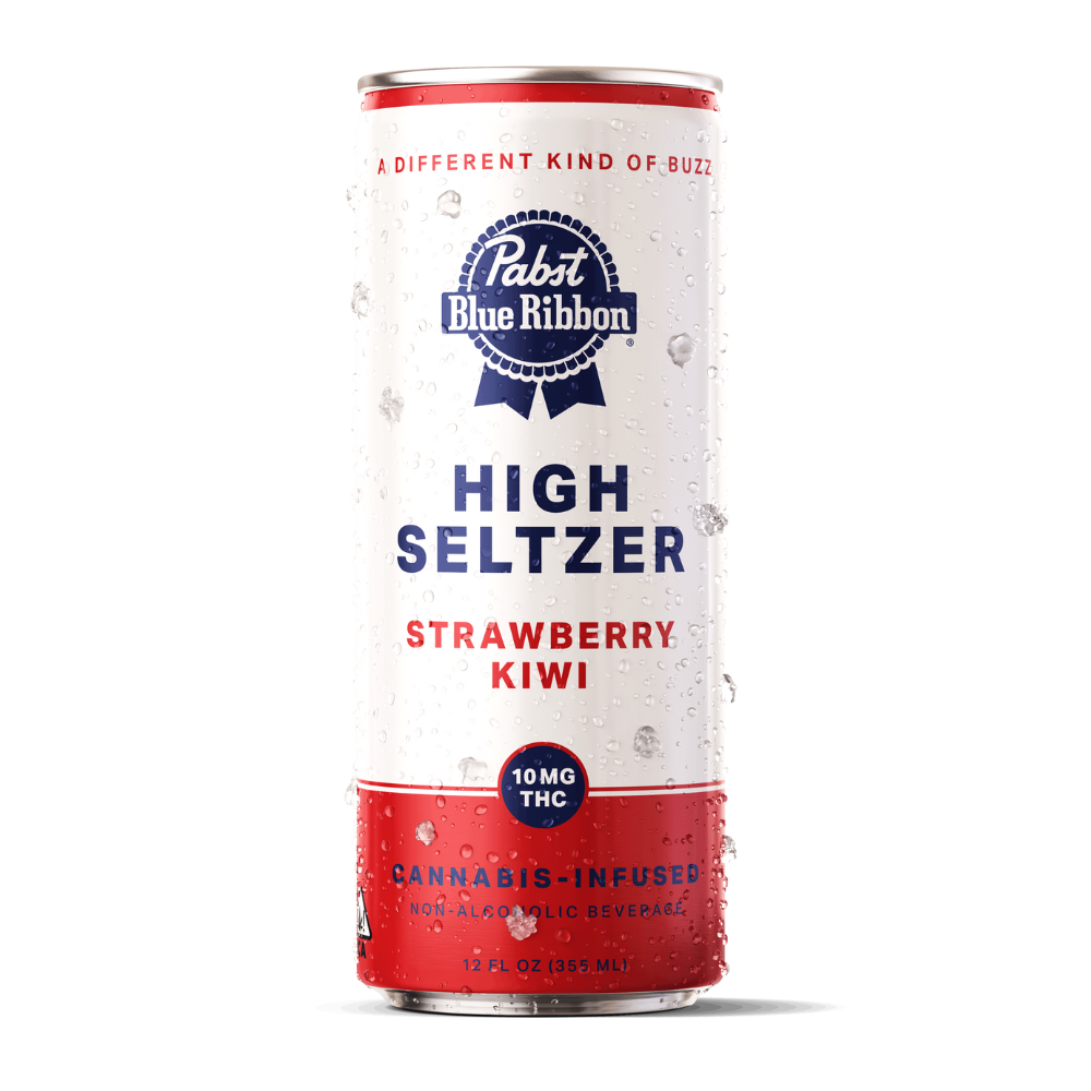 Photograph of product: Pabst Seltzer 10mg - Strawberry Kiwi
