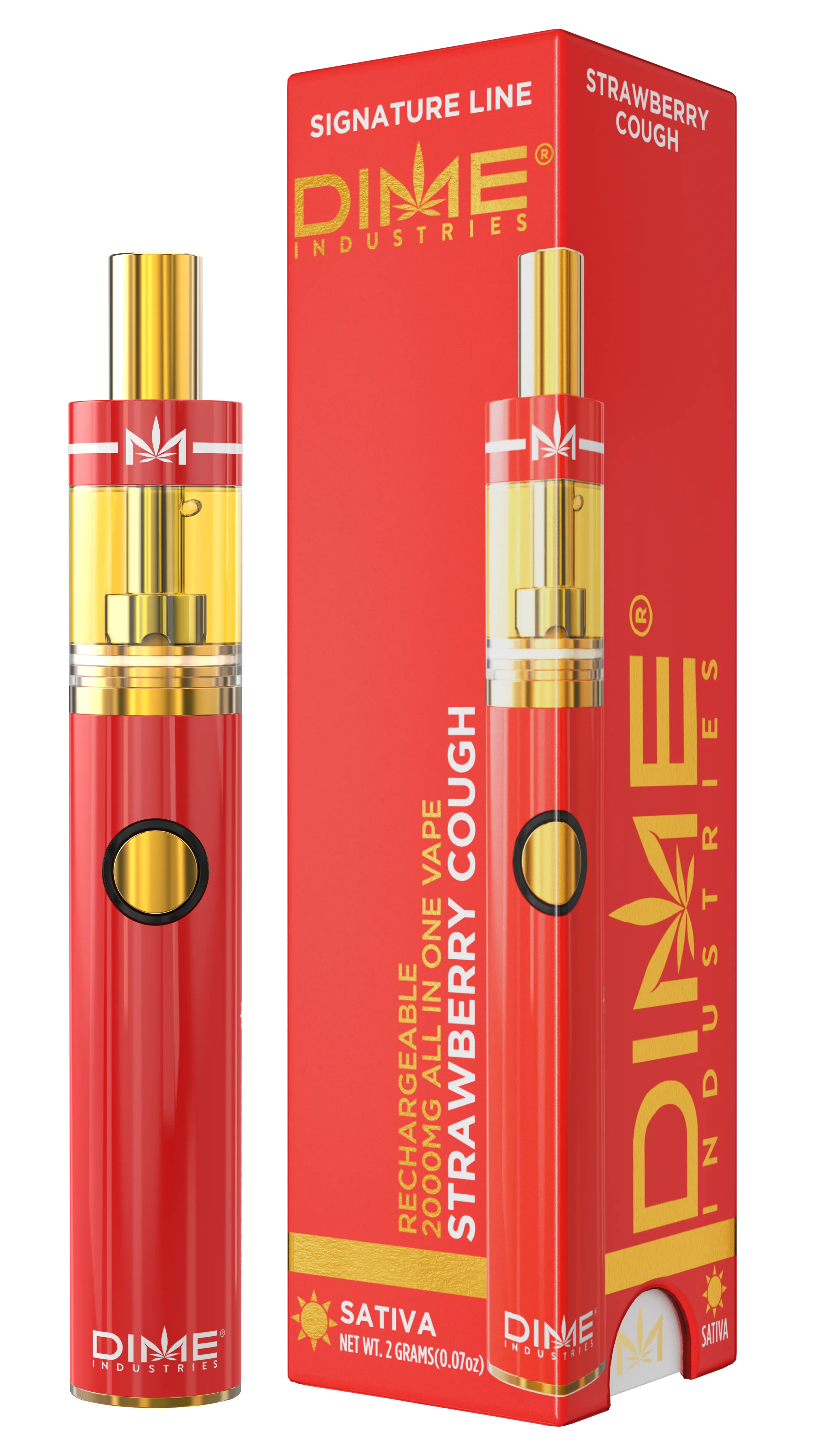 Photograph of product: Strawberry Cough Disposable