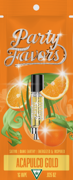 Photograph of product: Acapulco Gold | 510 Thread | Party Favors