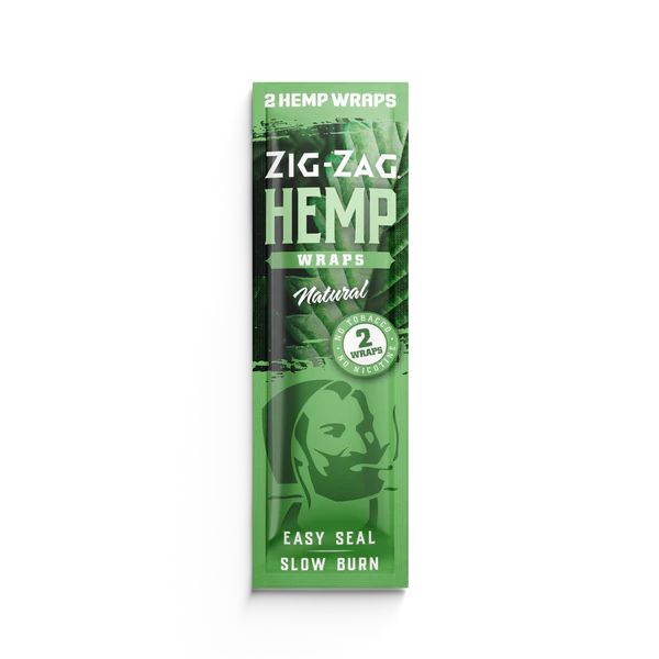 Photograph of product: Zig-Zag - Hemp Wraps 2pk (Natural)