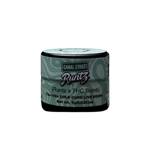 Photograph of product: Rosin Tech Labs | Canal St. Runtz Cold Cure Rosin | 1g