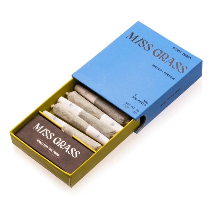 Photograph of product: Miss Grass | Quiet Times | Pre-Rolls | 5 pk | 2g