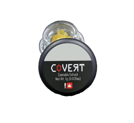 Photograph of product: Covert Extracts | Chem Brulee - 1g Cured Resin