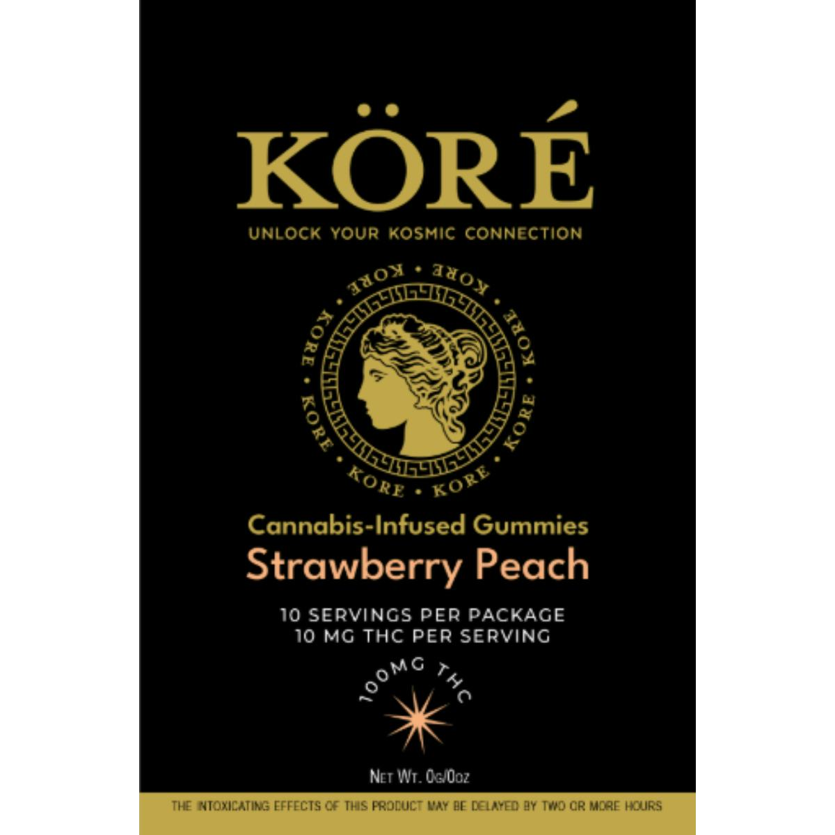 Photograph of product: Kor | Strawberry Peach | 10 pack 100mg