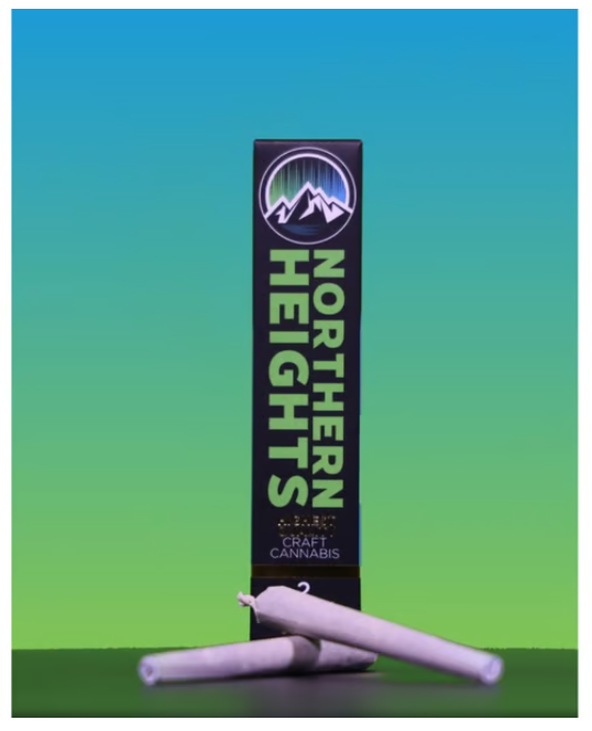 Photograph of product: Northern Heights - Pre Roll 2pk - Mandala's Dream