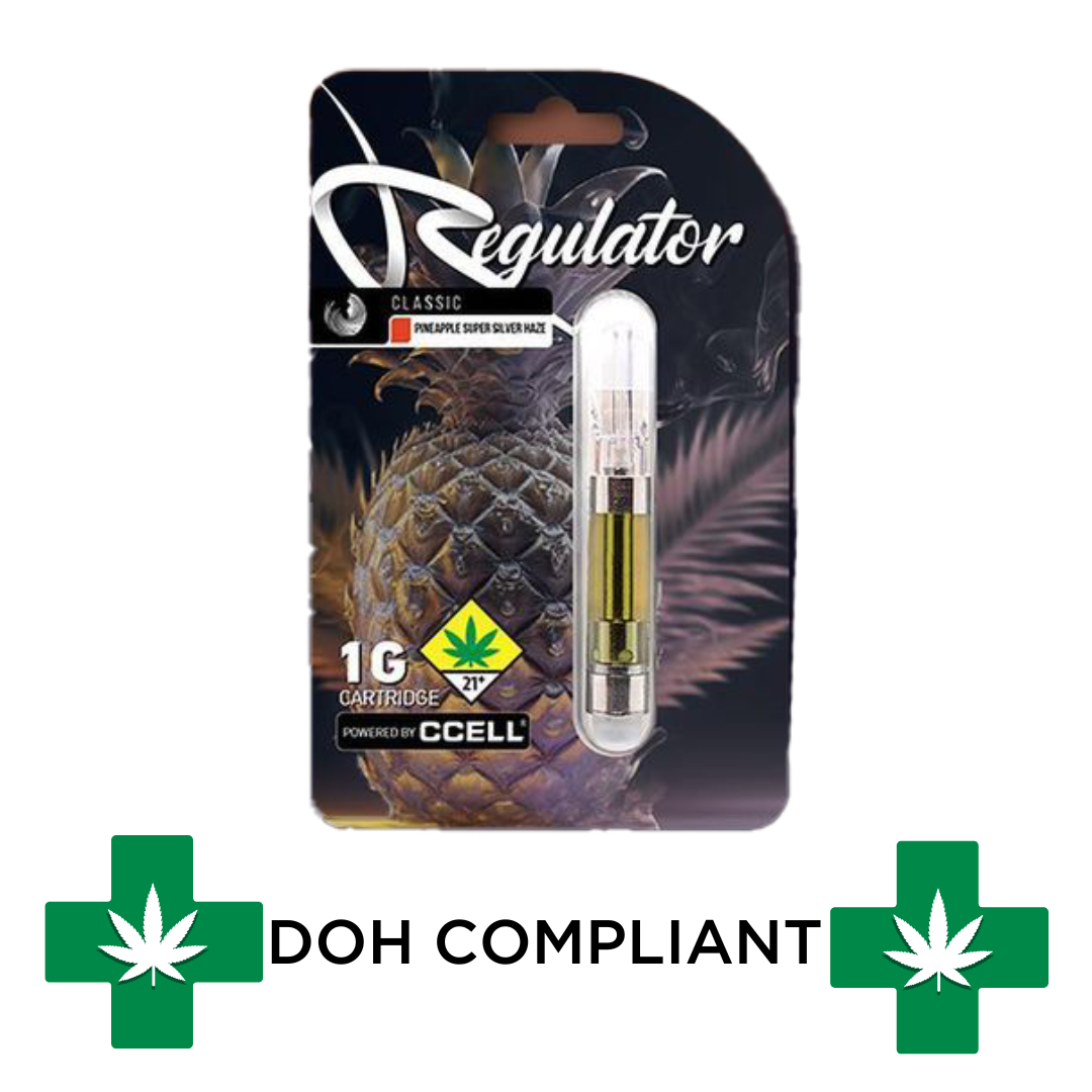 Photograph of product: DOH | Pineapple Super Silver Haze Cartridge | 1g