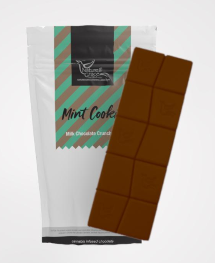 Photograph of product: Milk Chocolate Mint Cookie Crunch Bar | 100mg