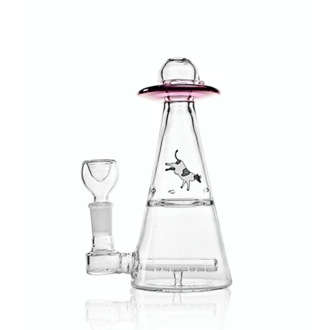 Photograph of product: Water Pipe | UFO Vortex | Pink | 6"