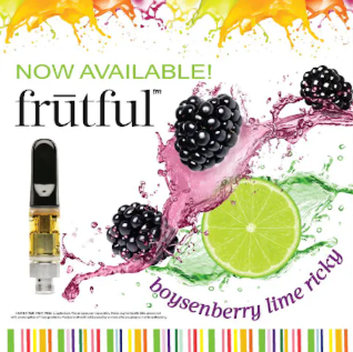Photograph of product: Boysenberry Lime Ricky - Cartridge 1g