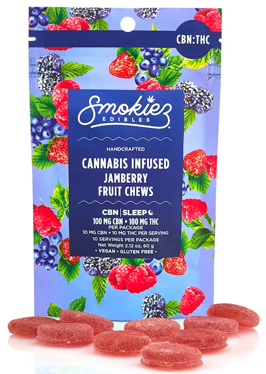 Photograph of product: Jamberry CBN:TH-oui Fruit Chews, 10-Pack