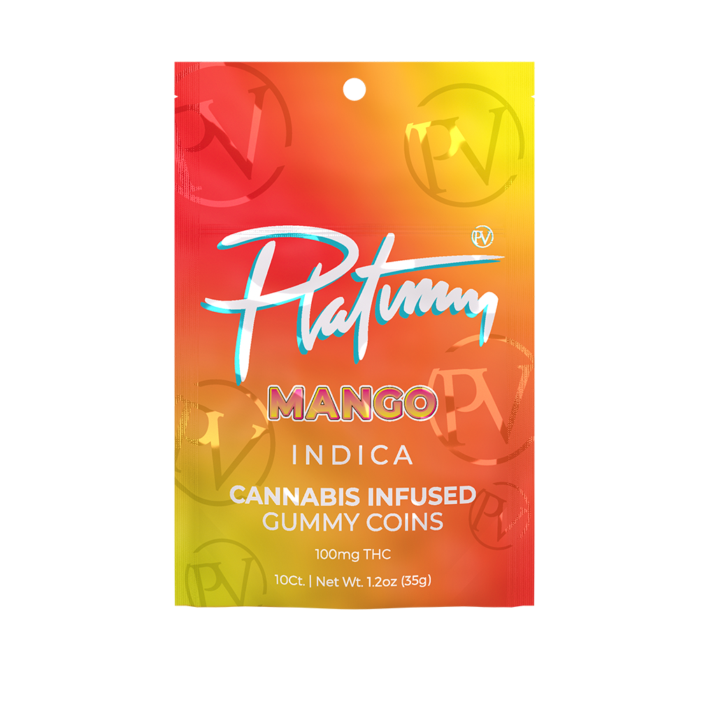 Photograph of product: PLATINUM VAPE | MANGO | GUMMIES | 200MG