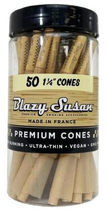 Photograph of product: Blazy Susan Pre-Rolled Cones
1  50ct Jar