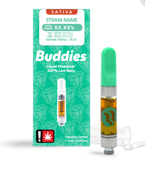 Photograph of product: Buddies | Breath Mintz Live Resin