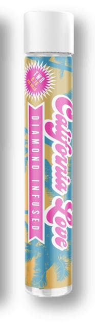 Photograph of product: California Love - Platinum Kush .7g 2pk Infused Preroll - 