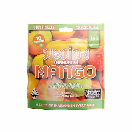 Photograph of product: Dee Thai | Mango Gummies