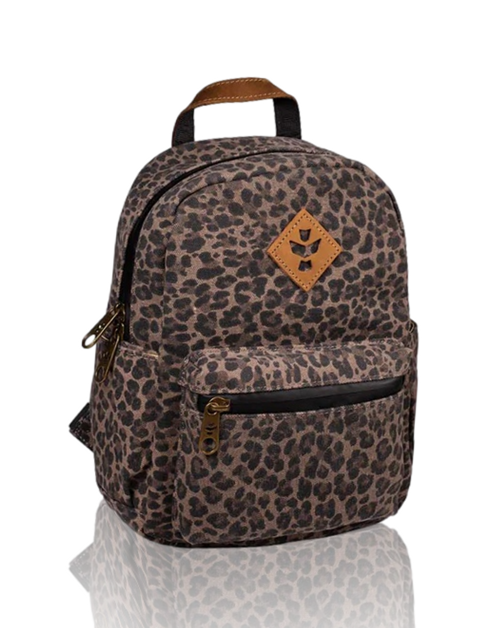 Photograph of product: The Shorty Smell Proof Leopard Backpack