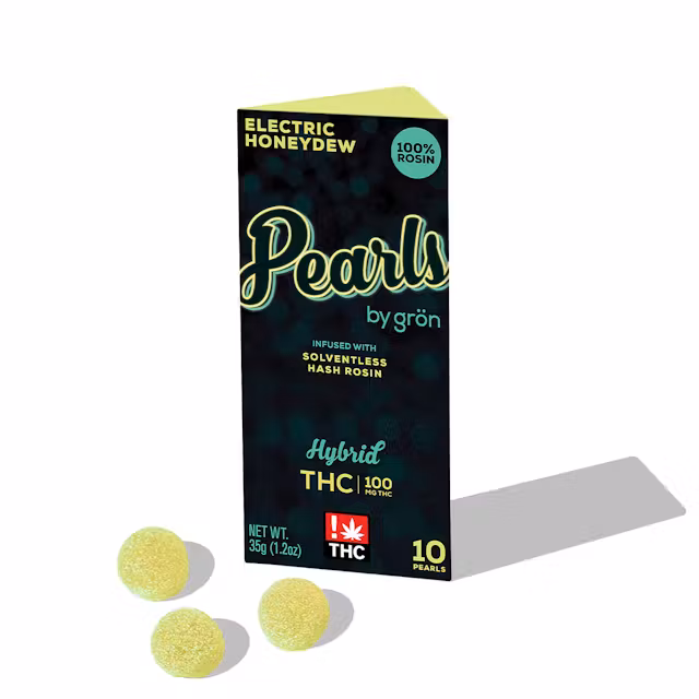 Photograph of product: Electric Honeydew Rosin Pearls