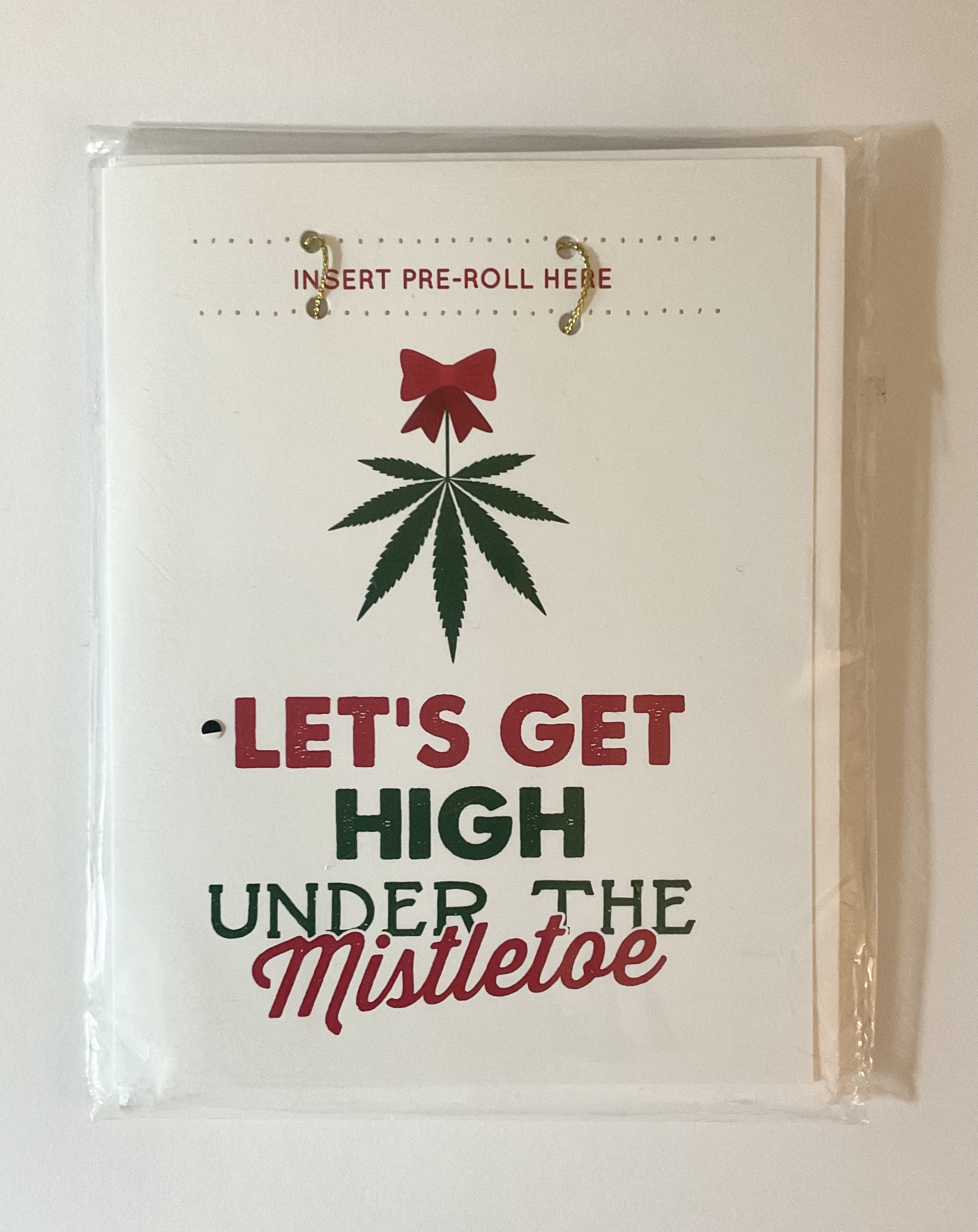 Photograph of product: KushKards It's 420 Somewhere Oui'd Greeting Card