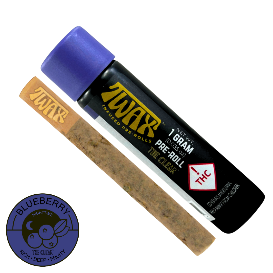 Photograph of product: TWAX | Blueberry | Infused | Preroll 1g