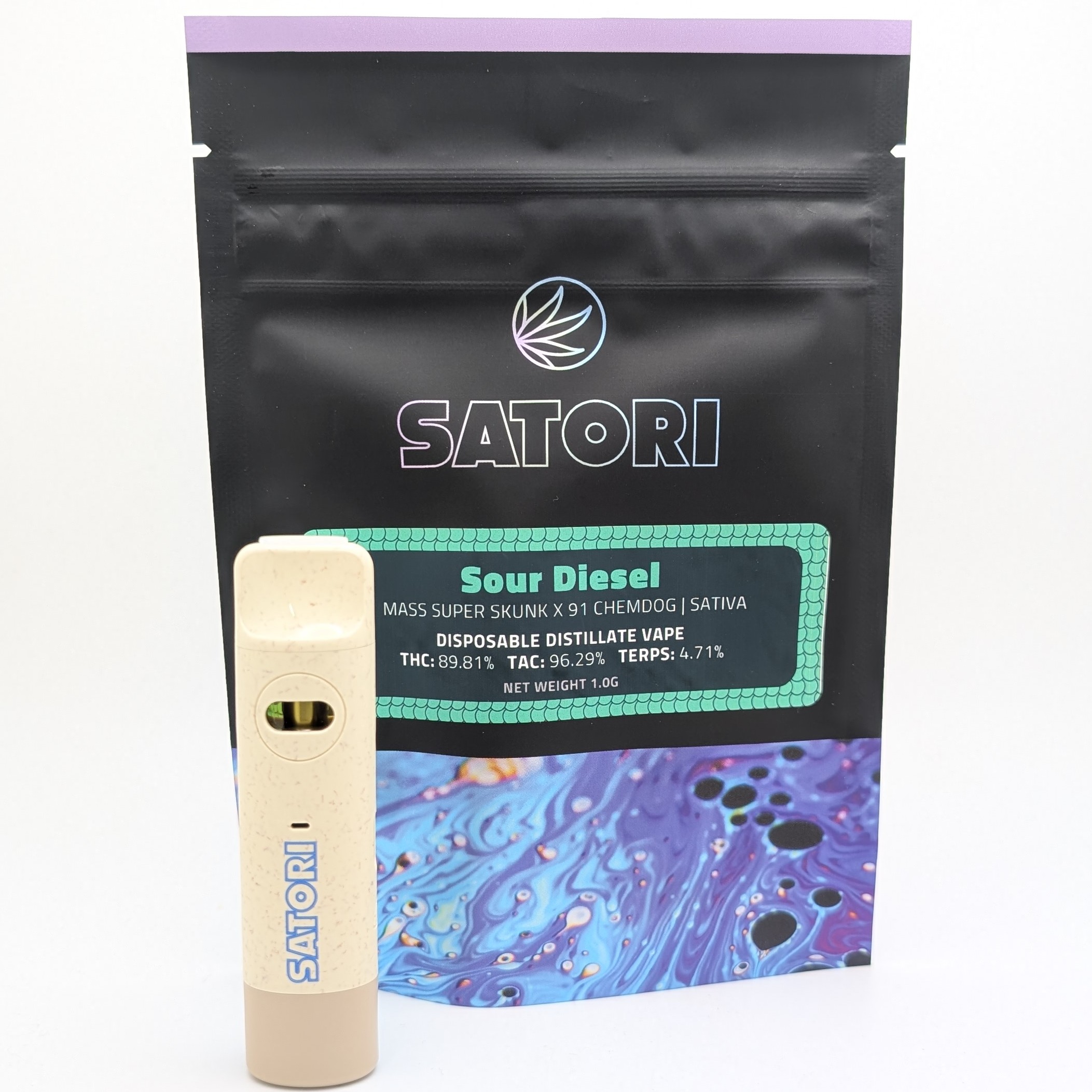 Photograph of product: Sour Diesel 1g Disposable Vape