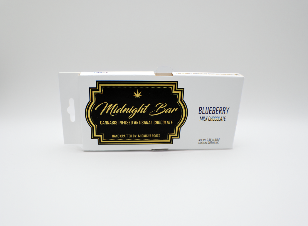 Photograph of product: Blueberry | 200mg Chocolate Bar