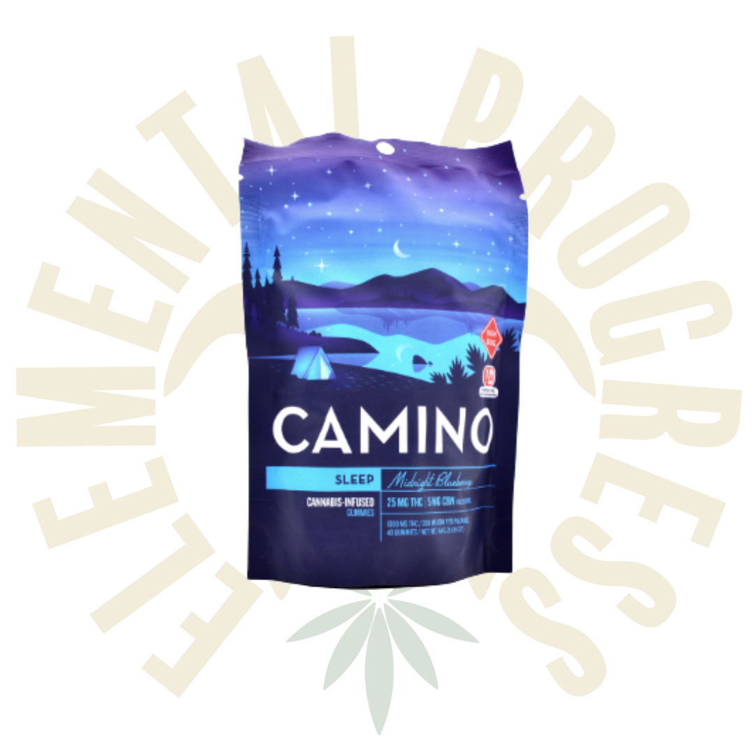 Photograph of product: Camino Gummies - TH-oui : 200mg CBN - Midnight Blueberry