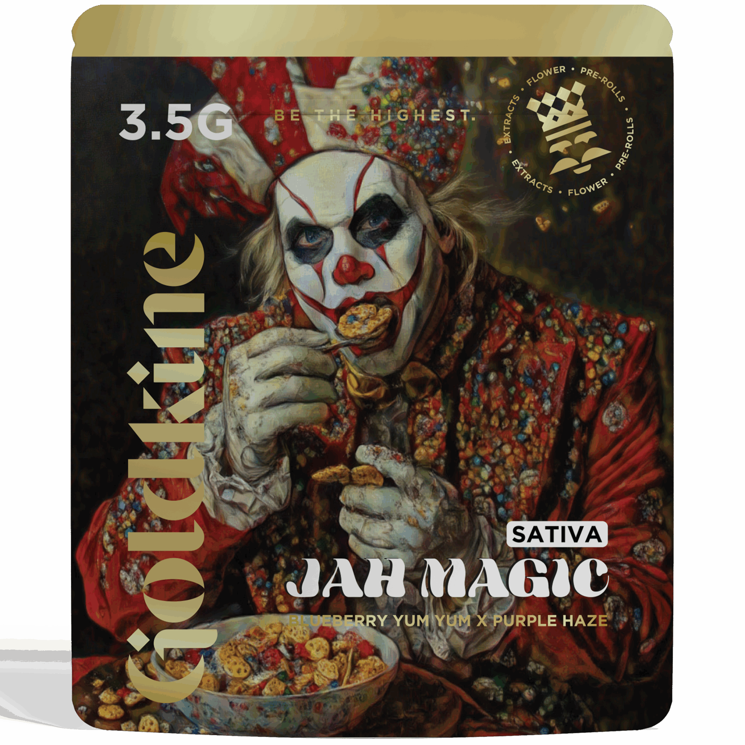 Photograph of product: Goldkine - Jah Magic - Pre-Pack - 3.5g