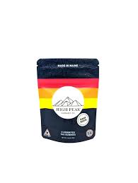 Photograph of product: High Peak // 10mg Sour Strawberry Lime Gummies